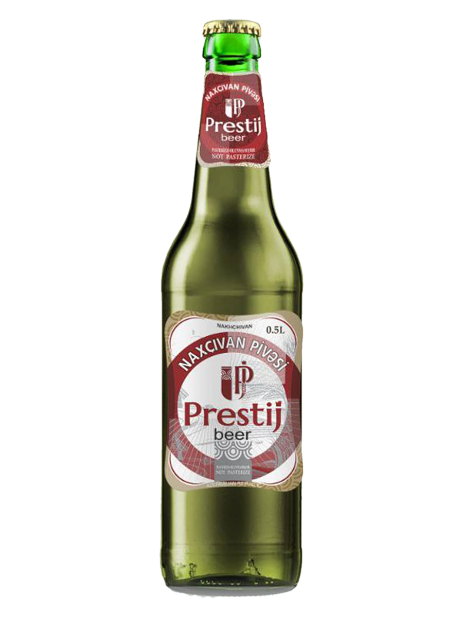 Prestij Beer — Global seri · kırmızı etiket