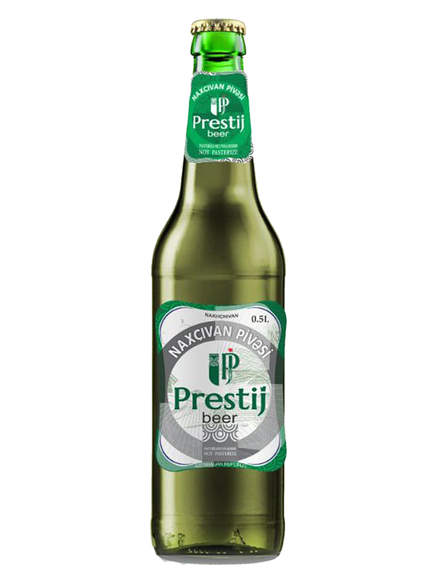 Prestij Beer — Global seri · yeşil etiket